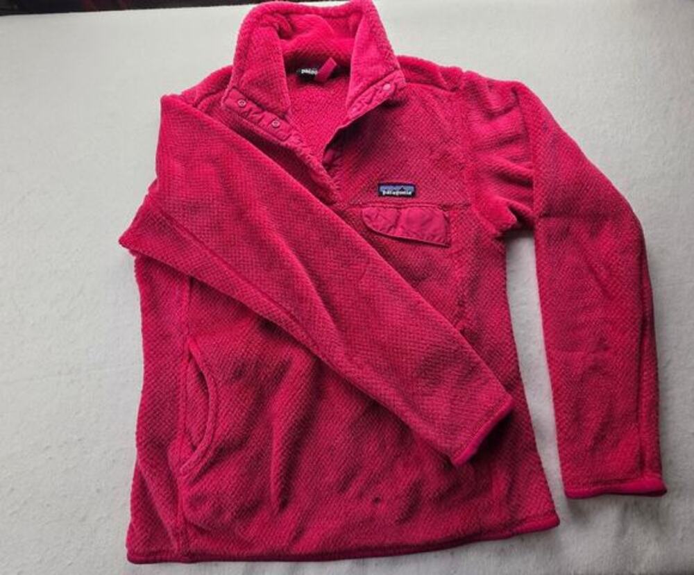 Patagonia Polartec Thermal Pro Red Long Sleeve Fleece Sweater Size Small